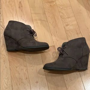 Gray Ankle Booties